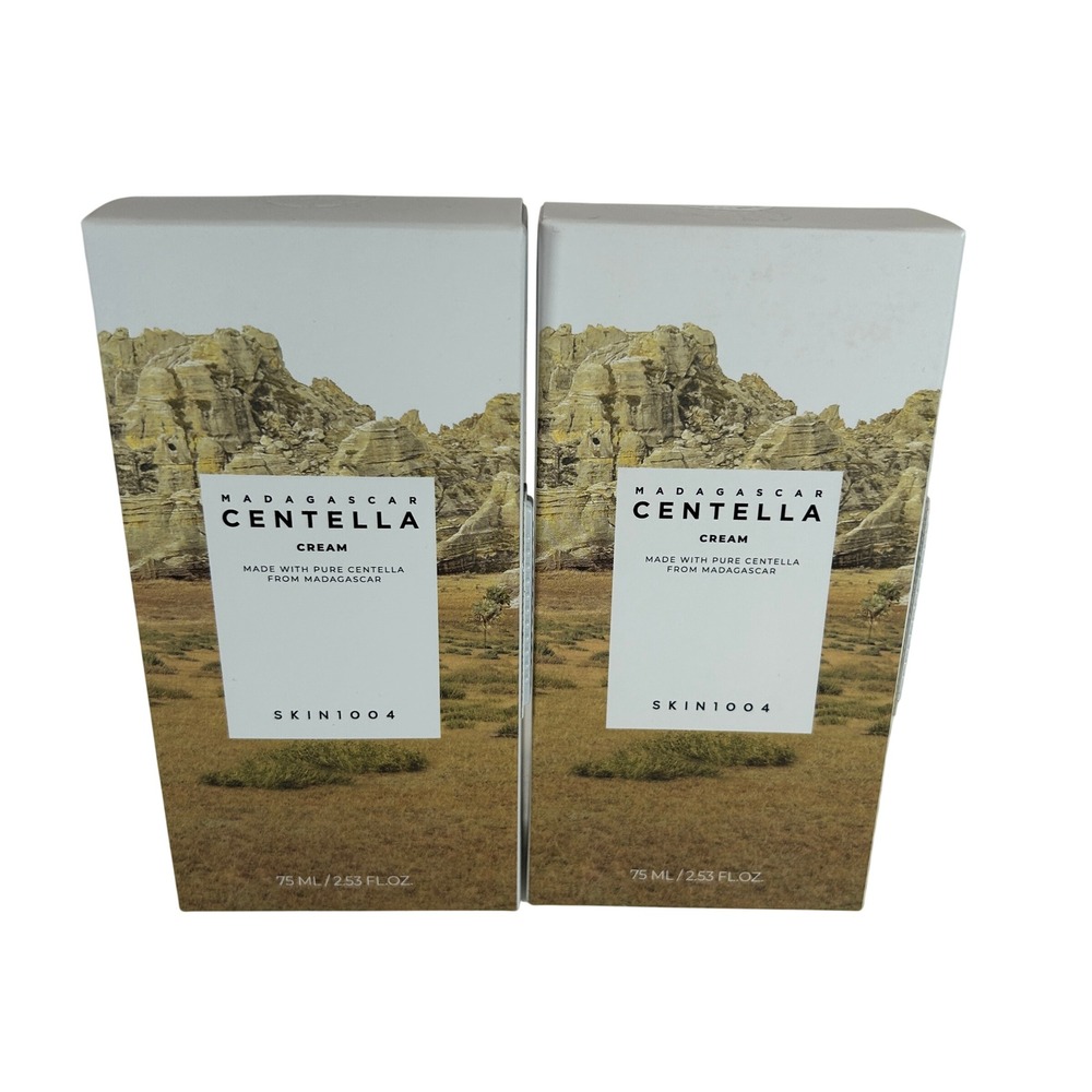 SKU1004 Madagascar Centella Cream 75ml 2.53 fl.oz. 2 Pack Moisturizer K-Beauty